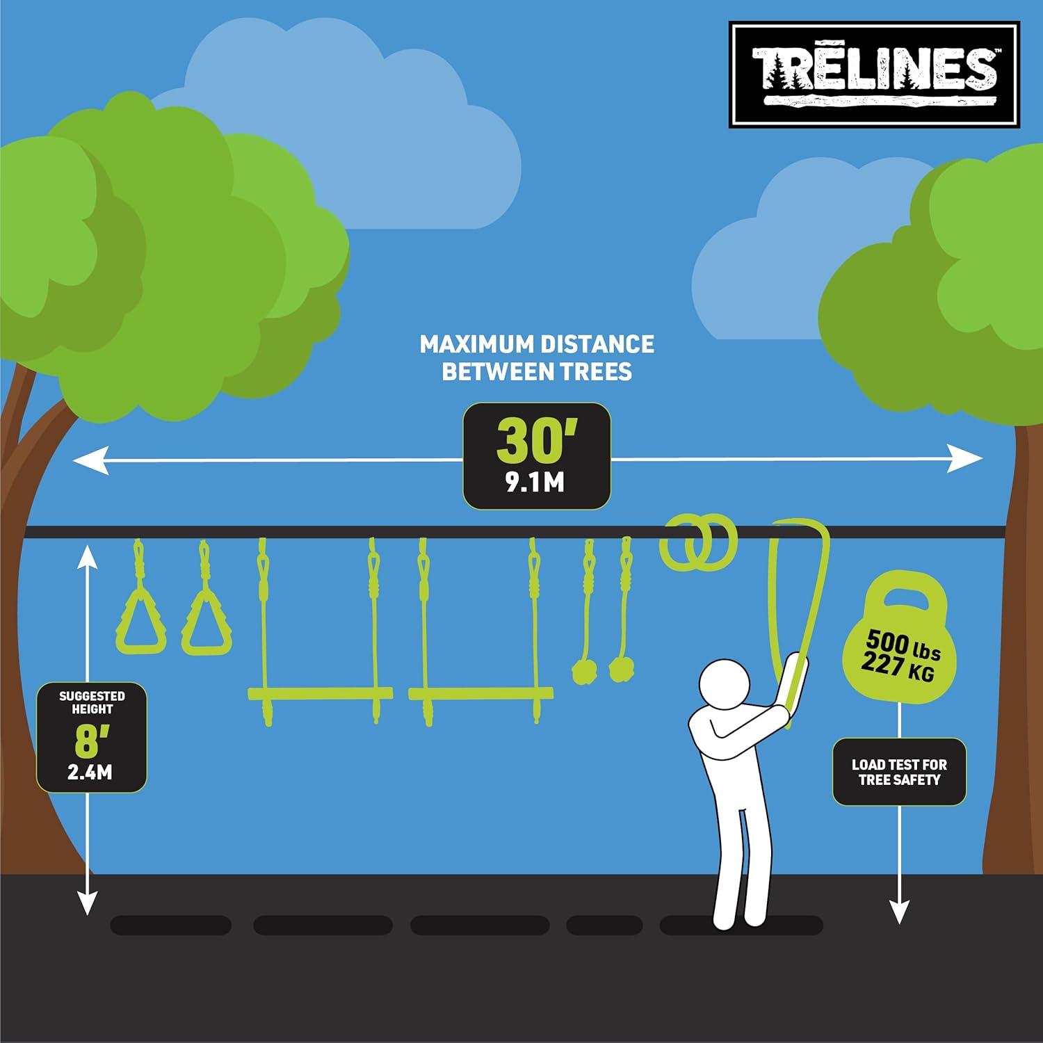 Hape: Trelines: Adventure Line - Ninja 36ft