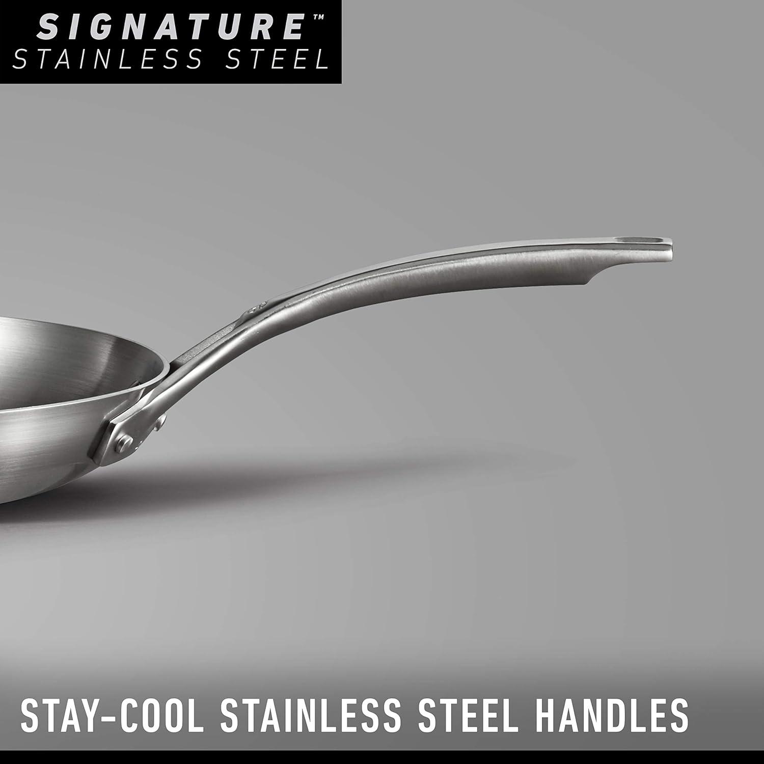 Calphalon Calphalon Signature Stainless Steel 10 Piece Cookware Set
