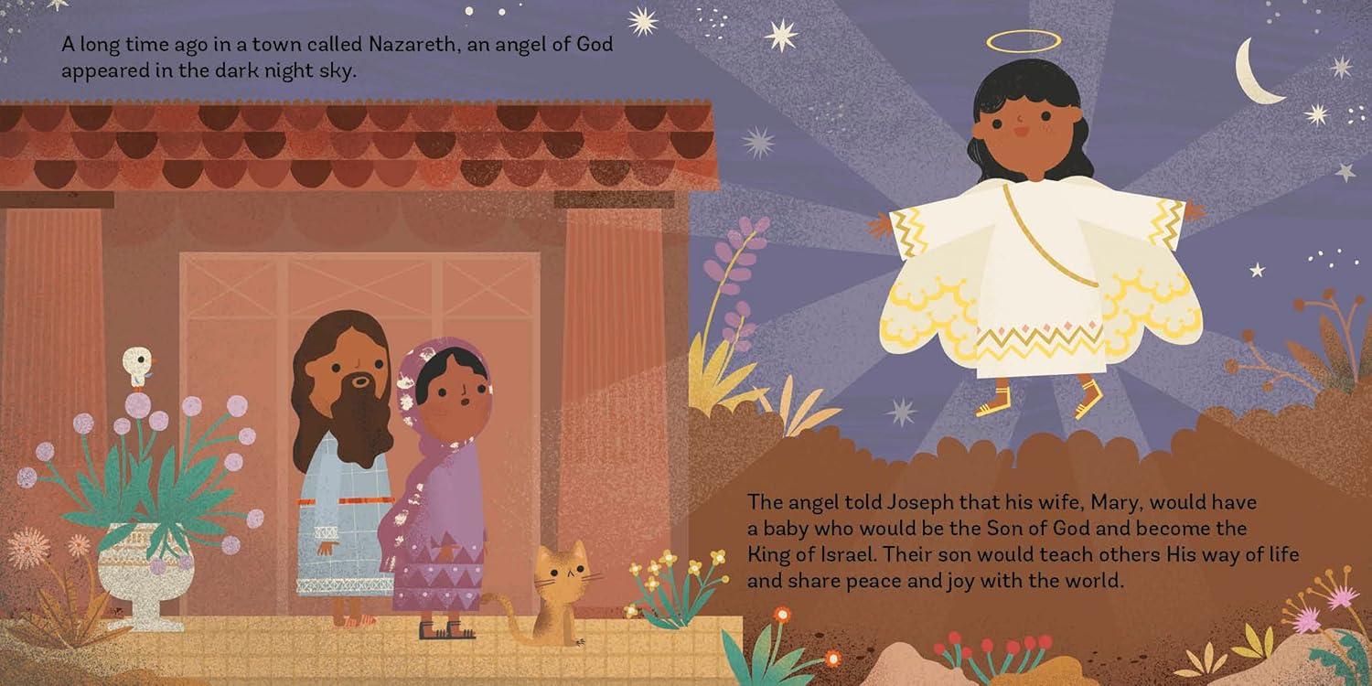 The Story of Christmas - (Little Bible Stories) by  Pia Imperial (Board Book)