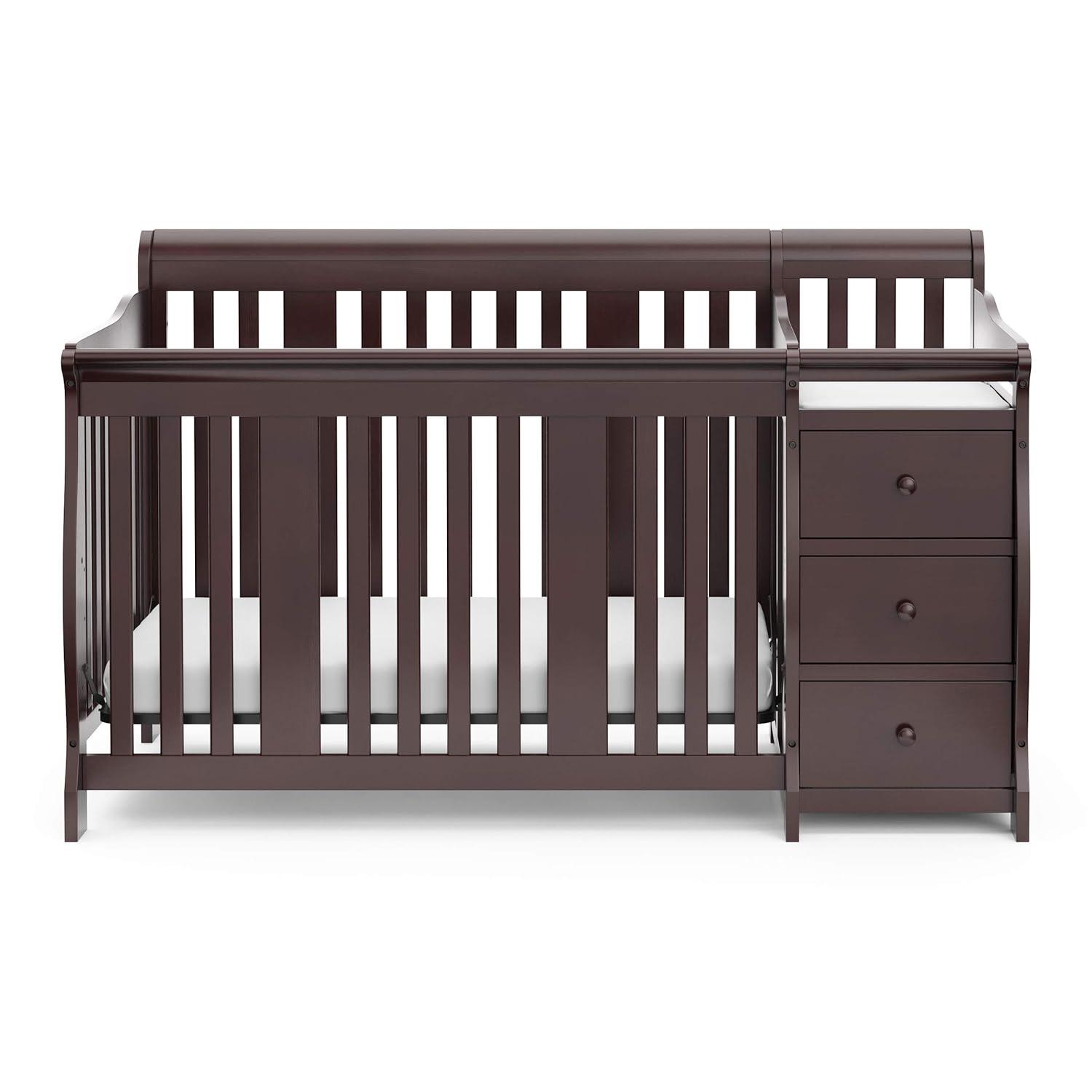 Storkcraft Portofino 5-in-1 Convertible Crib and Changer