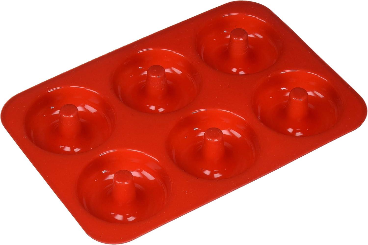 Mrs. Anderson's Baking Donut Pan, Non-Stick Silicone, 6-Cup