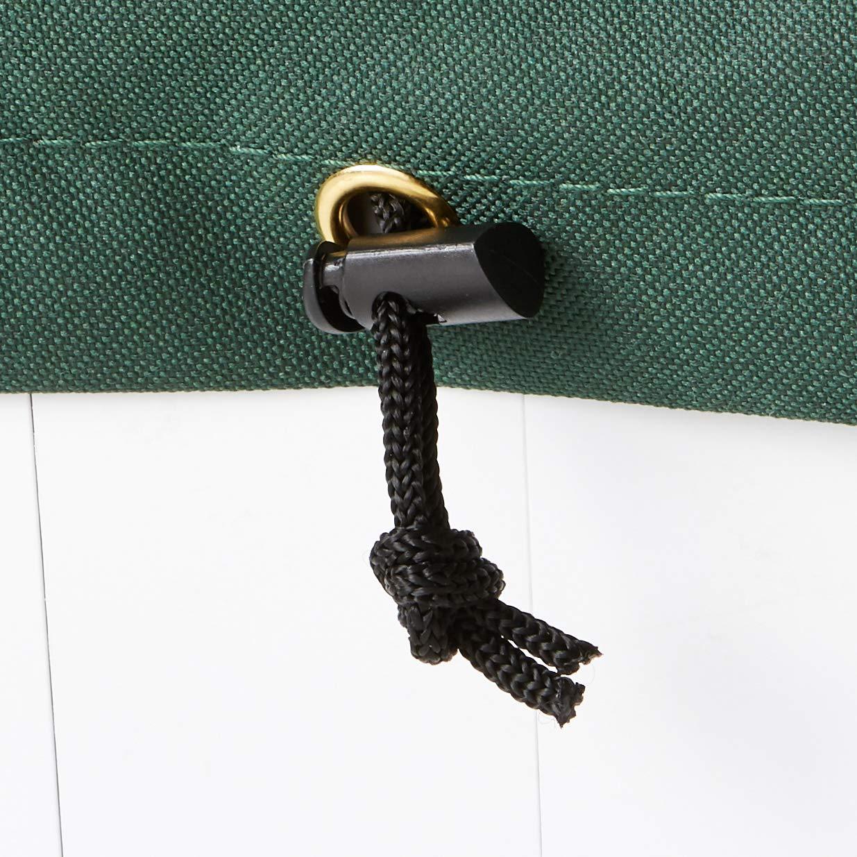 Bosmere Deluxe Weatherproof 84 in. Round Green Patio Set Cover