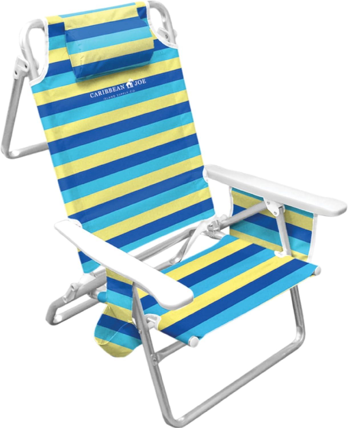 Burlap Folding Beach Chair