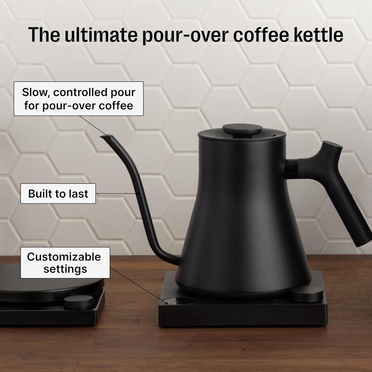 Fellow Stagg EKG Pro Electric Tea Kettle in Matte Black
