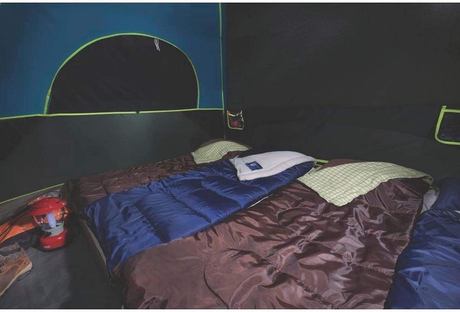 Coleman® 4-Person Carlsbad™ Dark Room™ Dome Camping Tent with Screen Room, 2 Rooms, Green