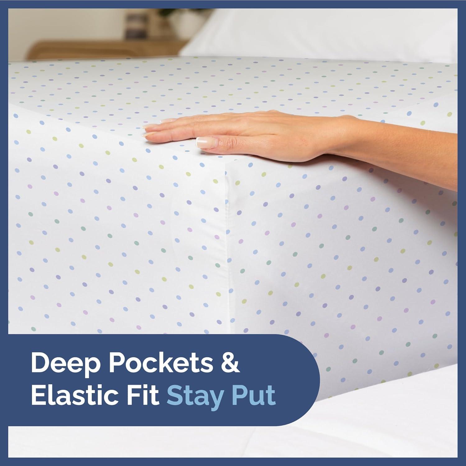 CGK Linens 4 Piece Kids Microfiber Sheet Set - Wrinkle Free - Cute, Cozy, Soft