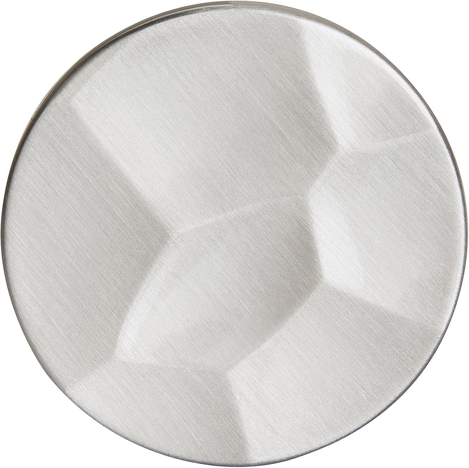 Kamari Brushed Nickel Round Cabinet Knob with Mounting Hardware