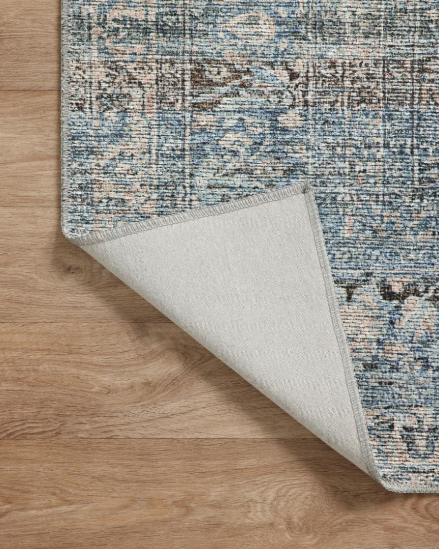 Amber Lewis x Loloi Amber Lewis x Loloi Billie Denim / Blush Area Rug