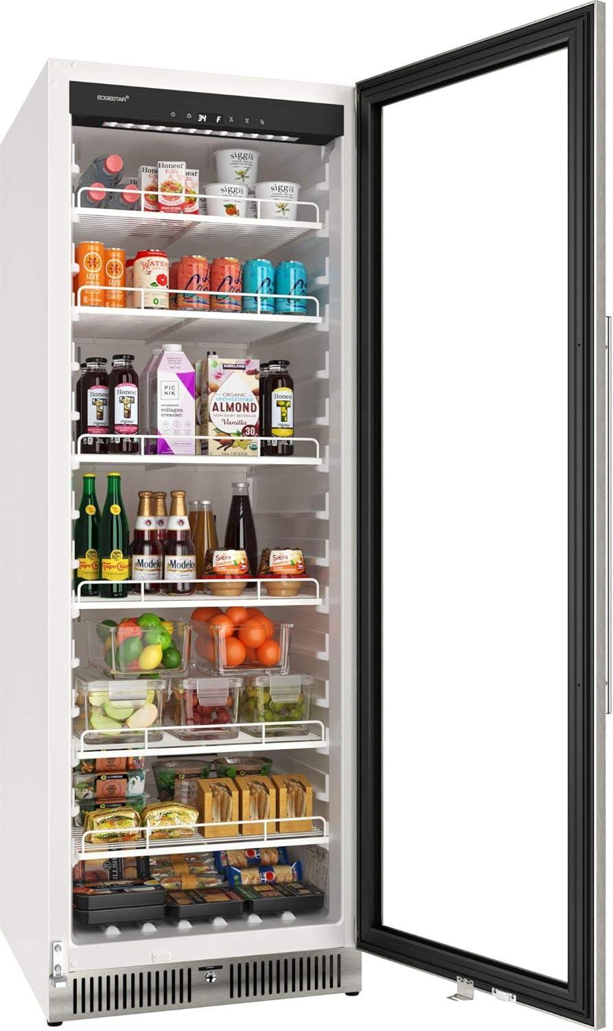 Edgestar Vbm131 24" Wide 13.7 Cu. Ft. Commercial Beverage Merchandiser - Stainless Steel