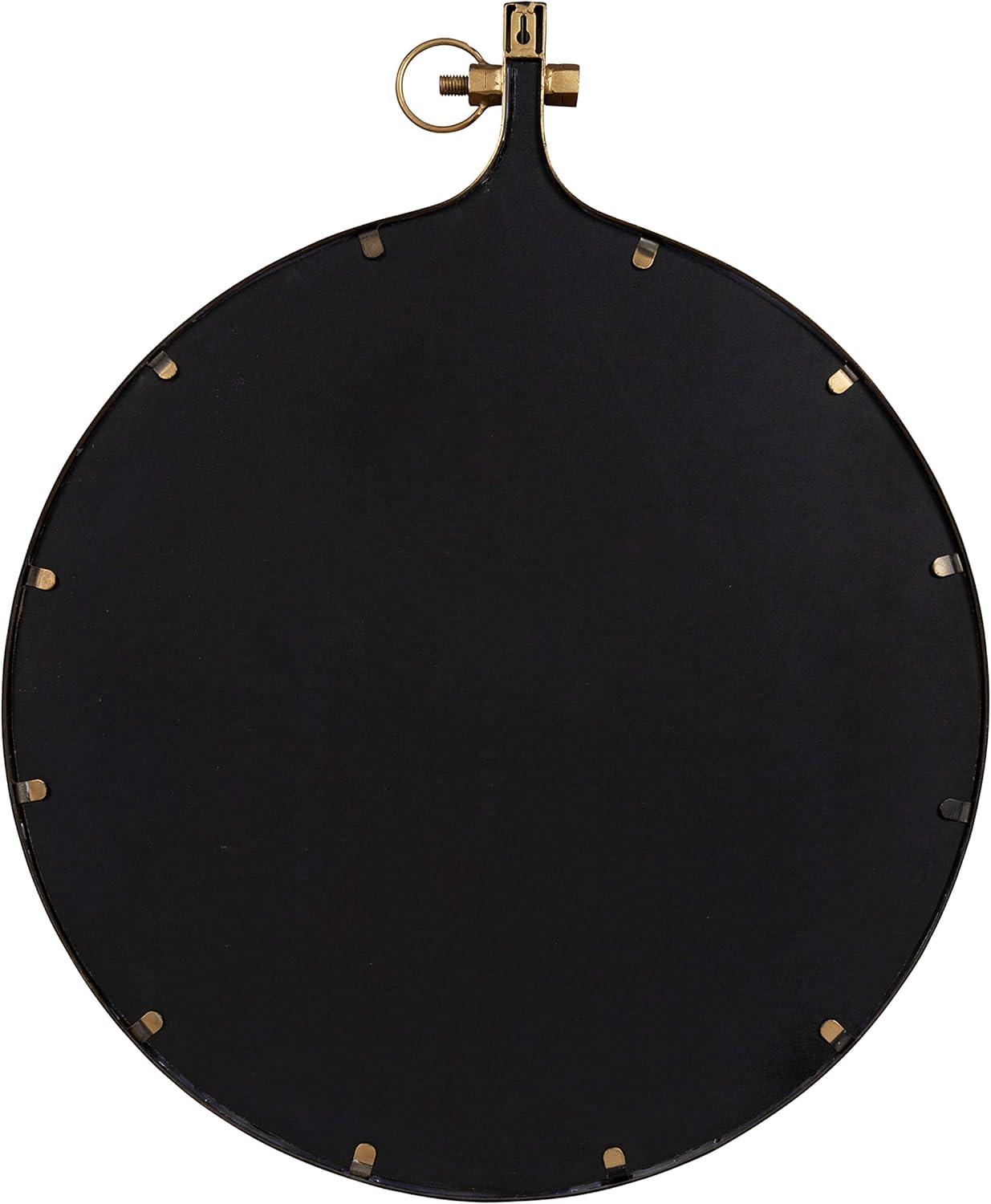 Yitro 23.5" Round Bronze and Gold Wall Mirror