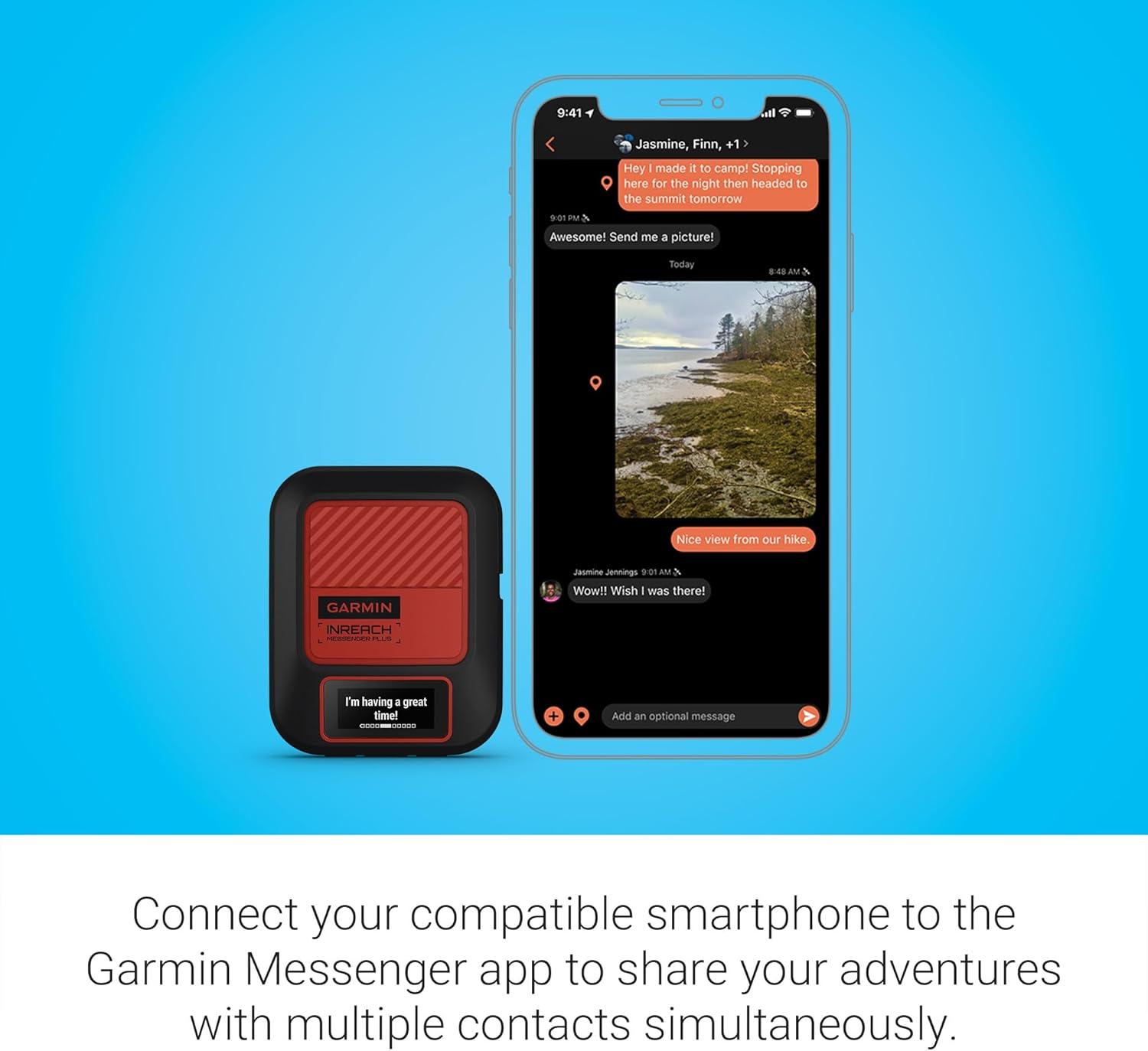 Garmin inReach Messenger Plus SOS Satellite Communicator  Handheld Only