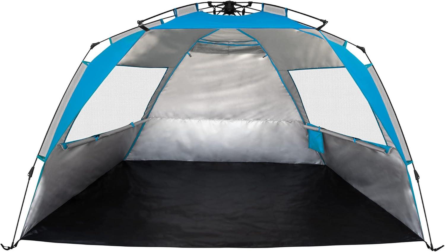 E-Z Up® Wedge Instant Shelter® Beach Tent, Blue Splash