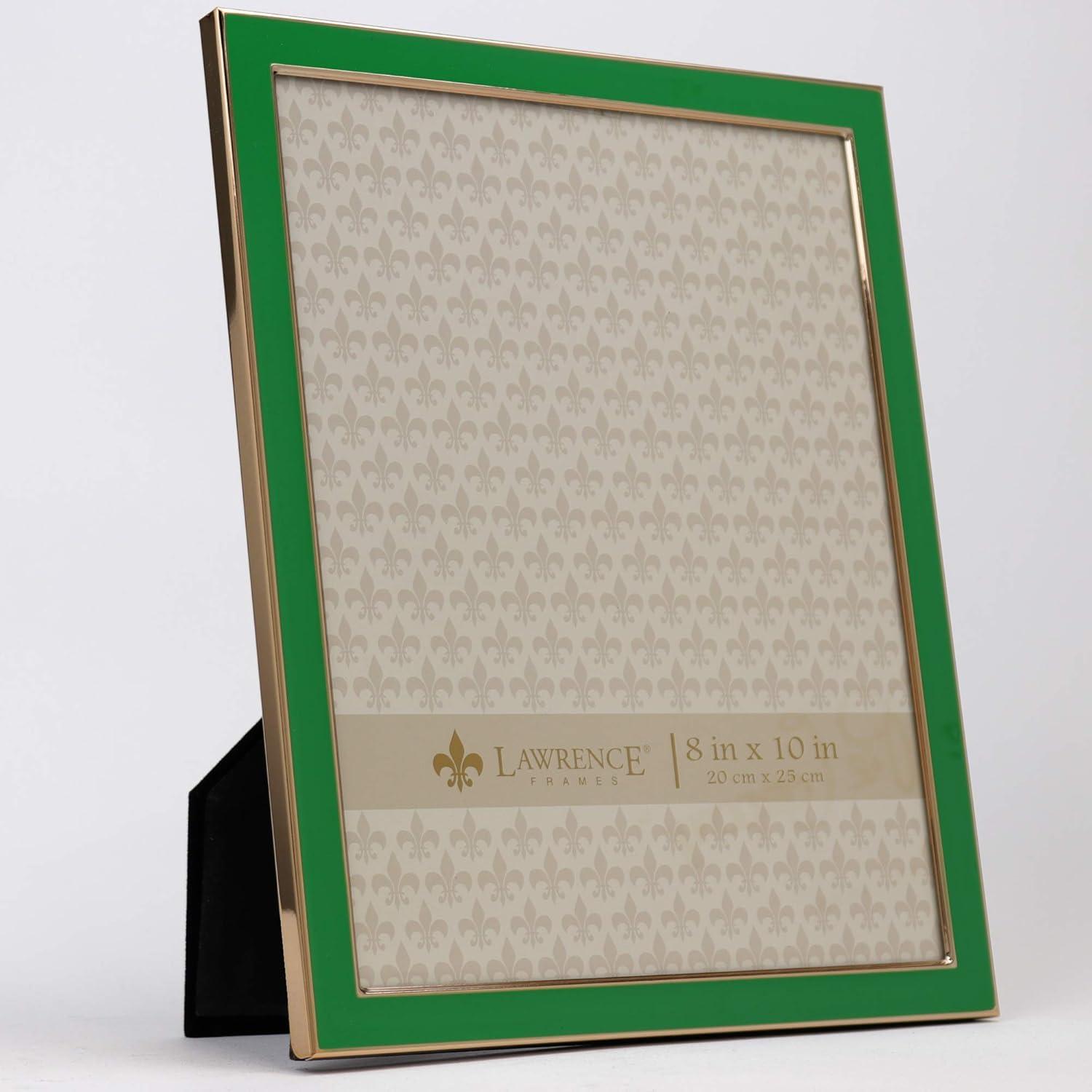 Lawrence Frames 8.78" x 10.79" Polystyrene Picture Frame, Green