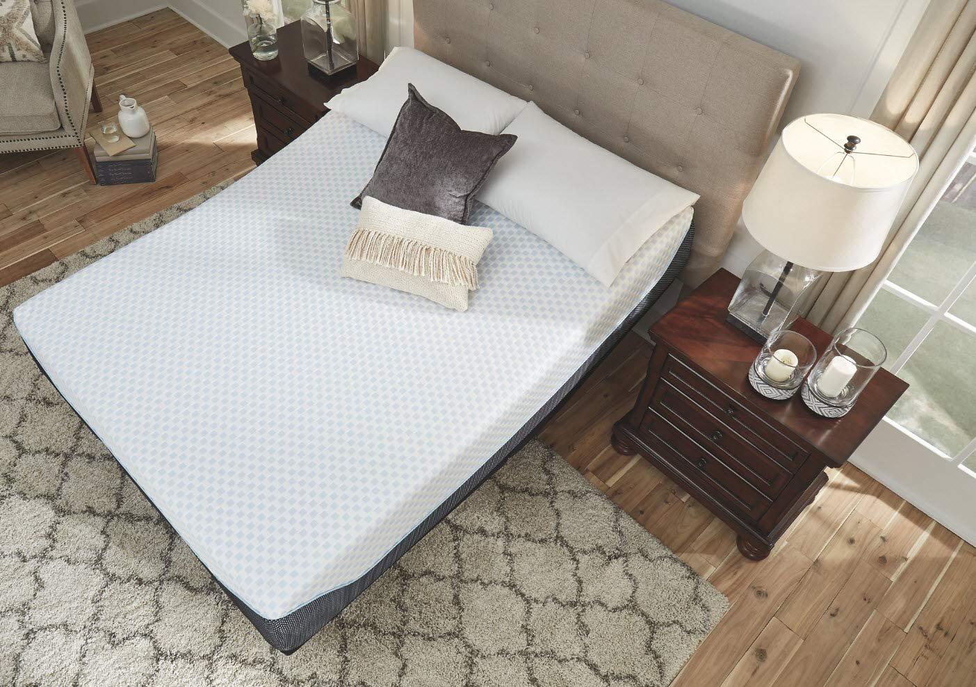 Signature Design by Ashley Signature Design by Ashley Chime Ultra Plush Charcoal Infused Memory Foam Mattress