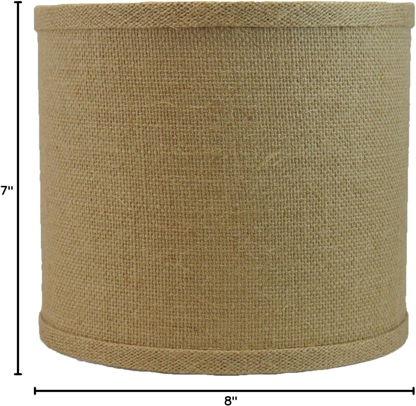 Ganya Burlap Drum Lamp Shade