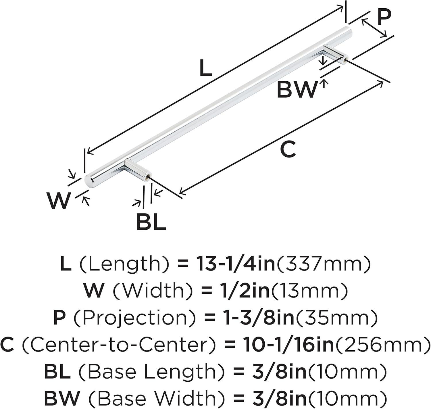 Wayfair Basics® Bar Pulls 10 1/16" Center to Center Bar Pull