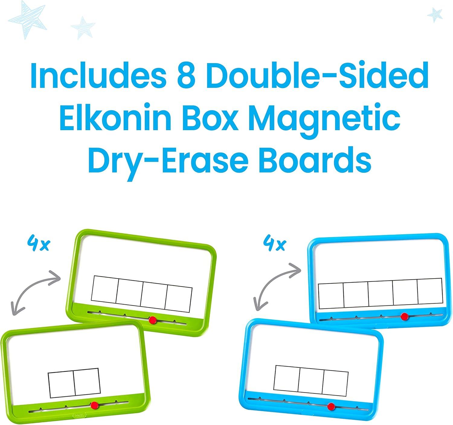 Hand2Mind Elkonin Box Magnetic Dry Erase Board Set