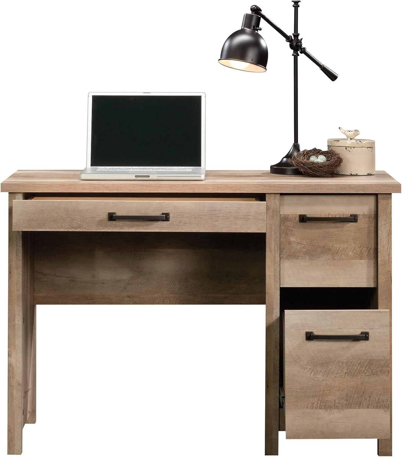 Cannery Bridge Desk Lintel Oak - Sauder