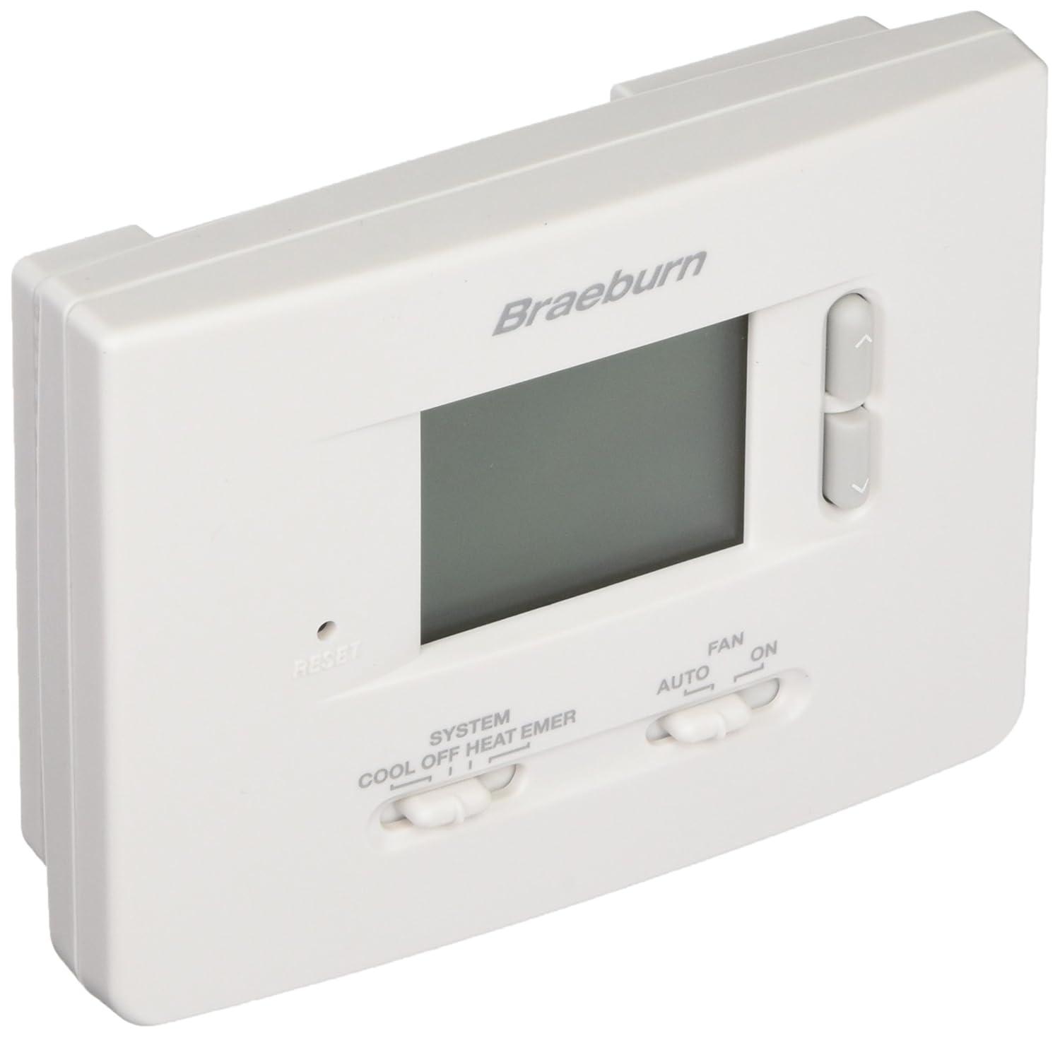 Braeburn 1220Nc Digital Non-Programmable Thermostat - White