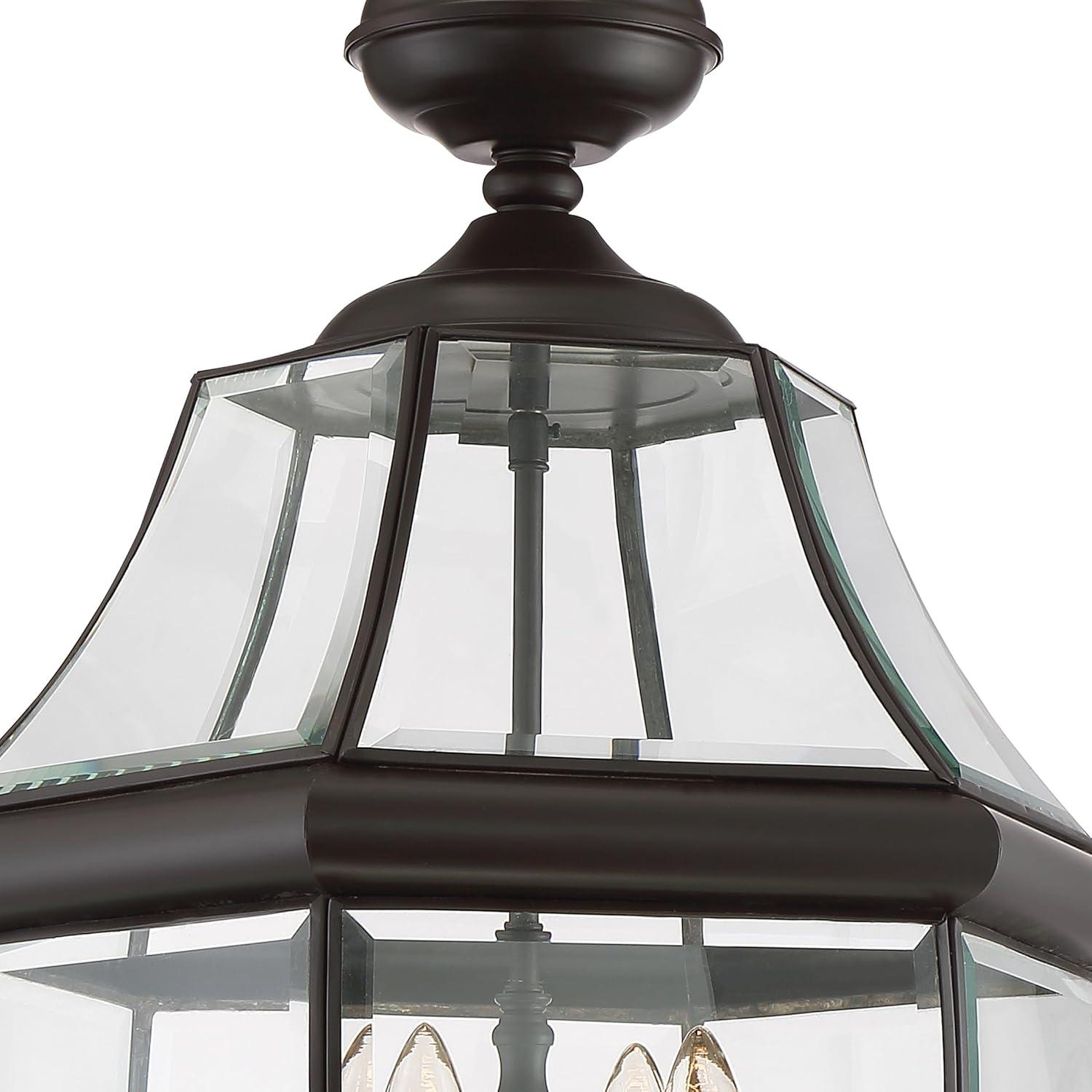 Quoizel Lighting Newbury 4 - Light Pendant in  Medici Bronze