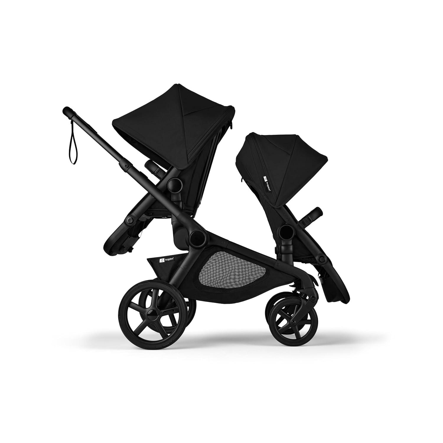 Bugaboo Kangaroo Sibling Stroller Seat - Midnight Black