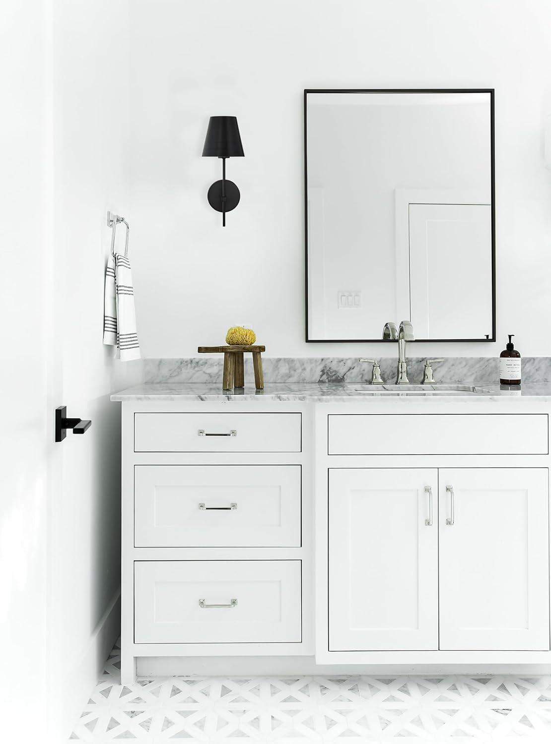 Crystorama Xavier 1 Light Matte Black Wall Mount - 6'' W x 15'' H x 7'' D