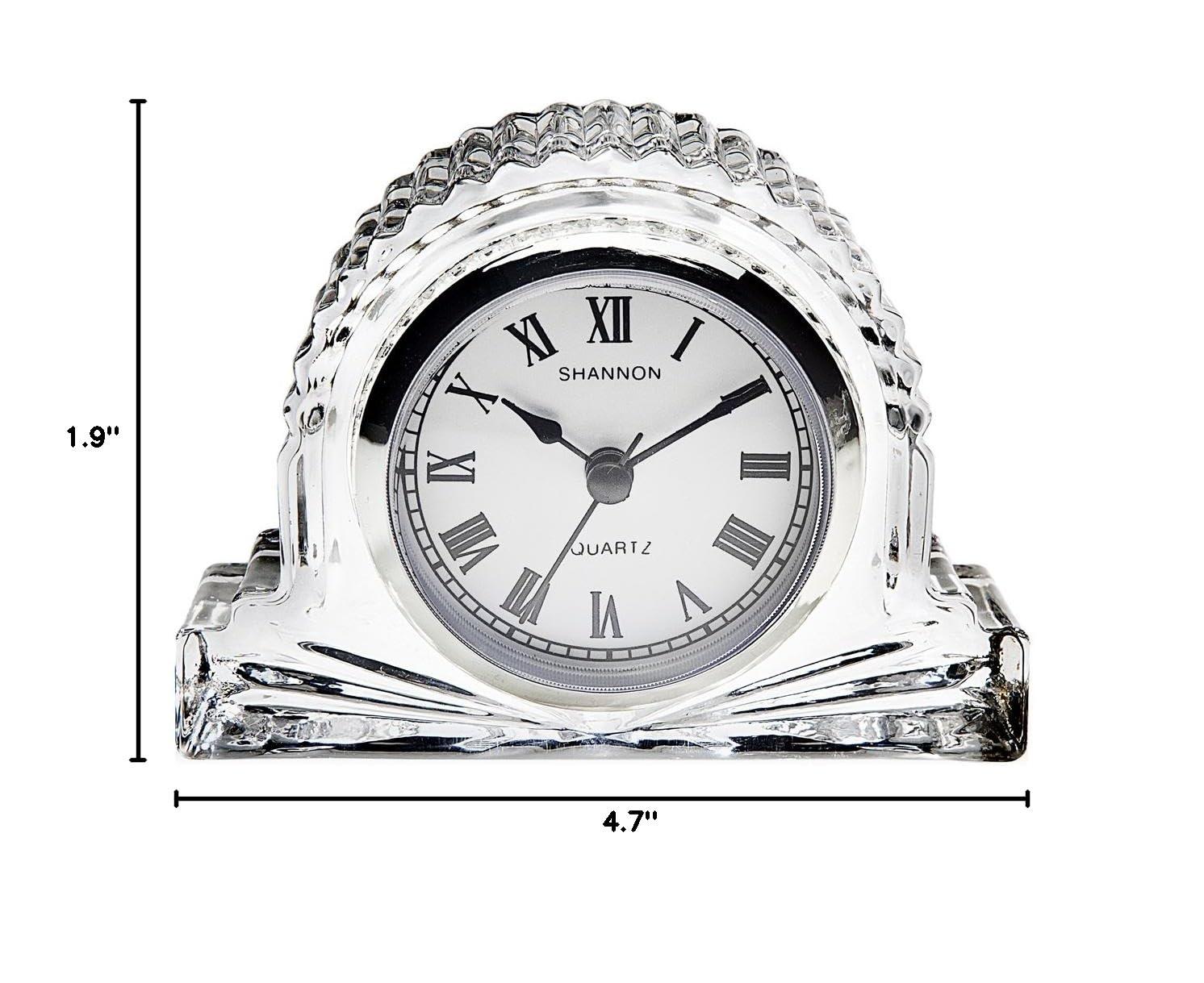 Godinger Small Crystal European Mantle Clock