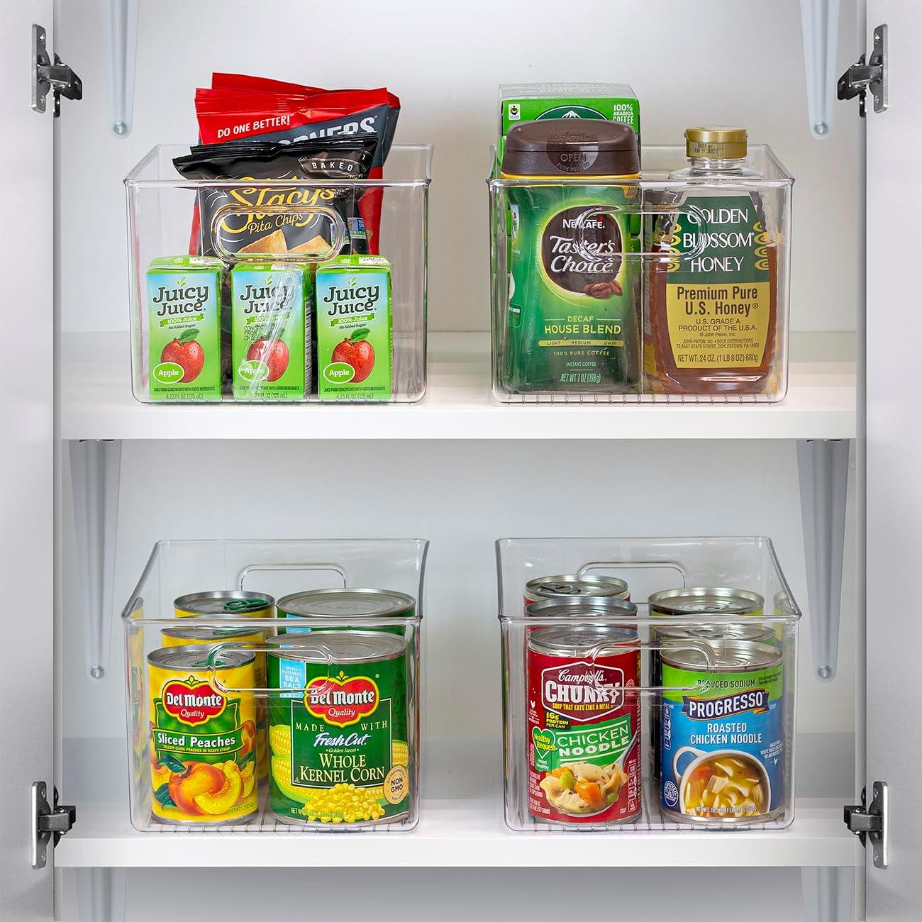 Sorbus Clear Fridge Organizer Bins