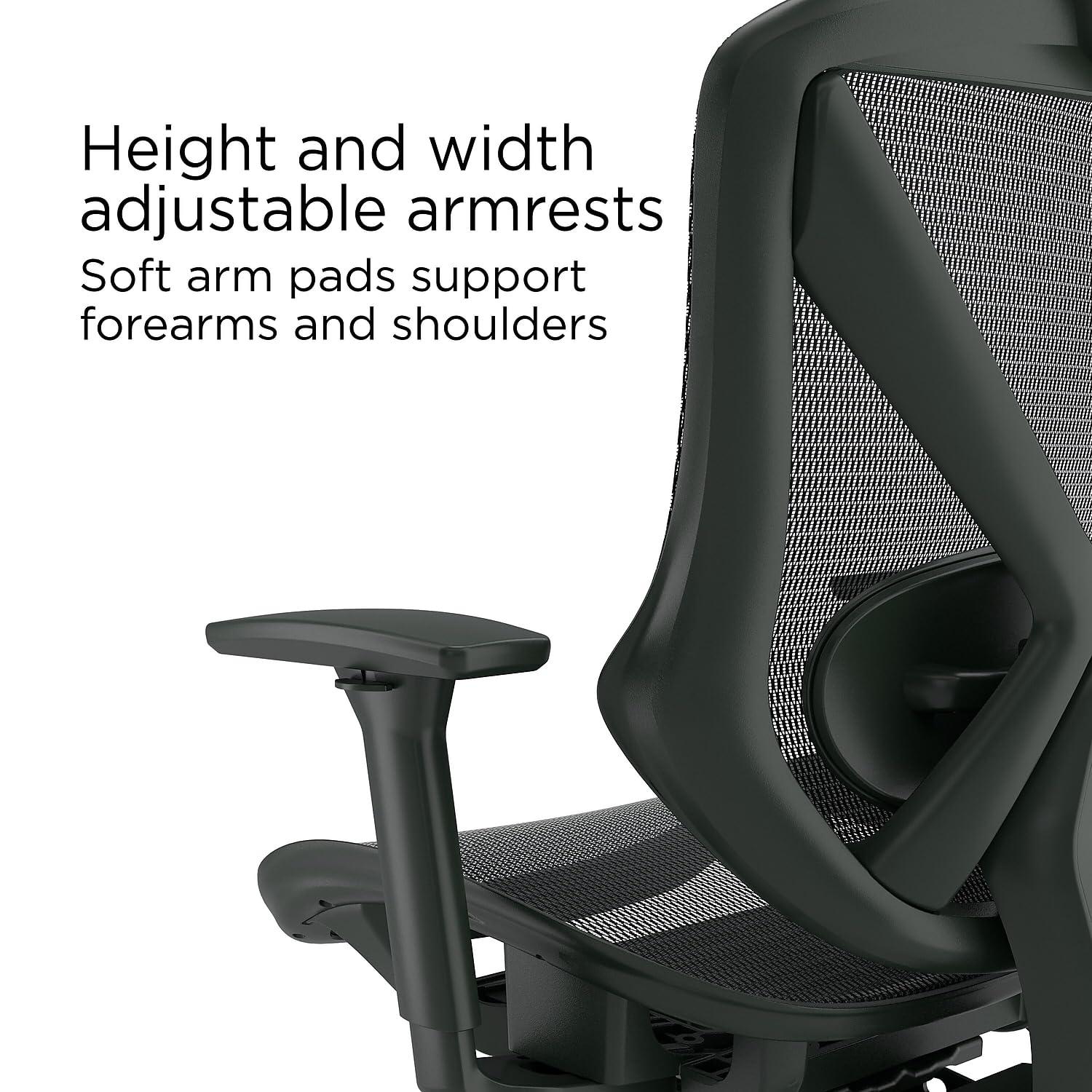 Union & Scale FlexFit Dexley Mesh Task Chair Blue (UN59375)