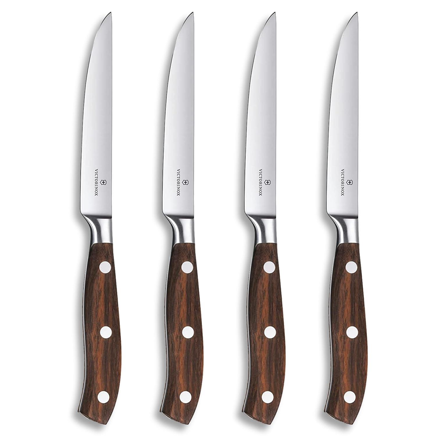 Victorinox Grand Maitre Wood 4 Piece Steak Knife Set