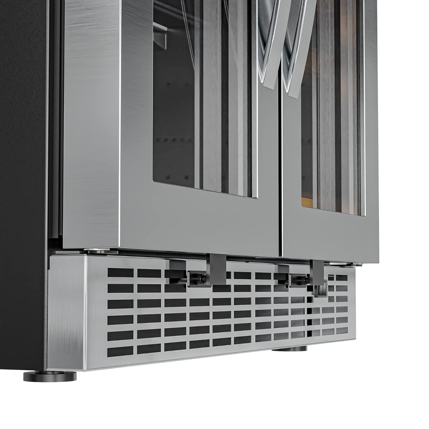 KoolMore Koolmore 24 in. Width 21 Bottles and 60 Cans Dual Zone Freestanding/Built-In Wine & Beverage Refrigerator.