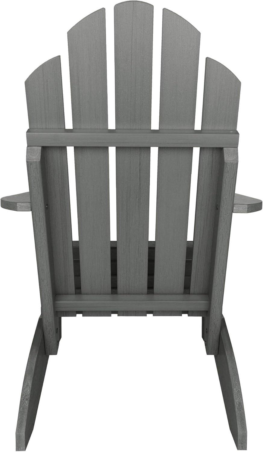 Classic Westport Coastal Teak Plastic Adirondack Chair