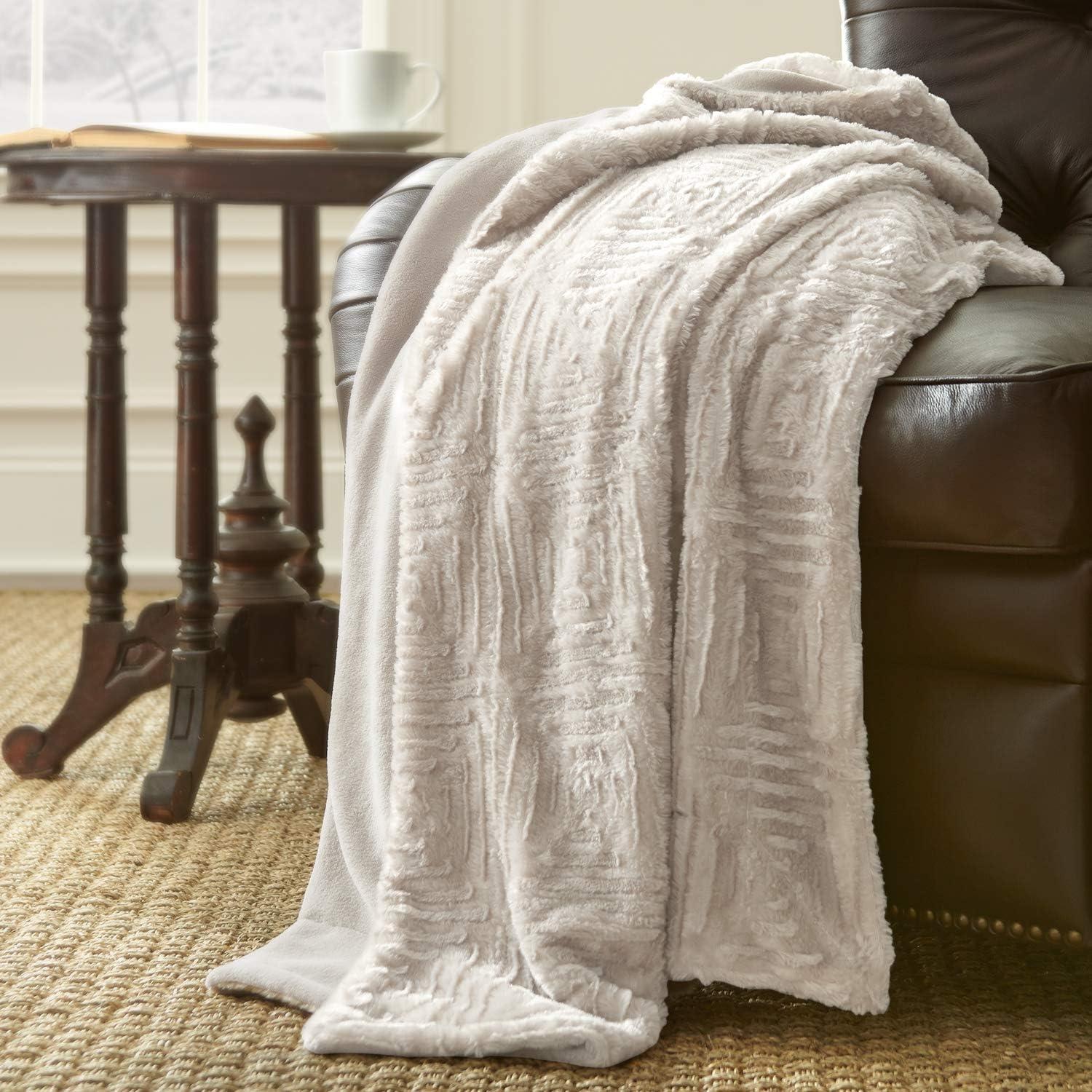 Modern Threads Luxury Faux Fur Throw