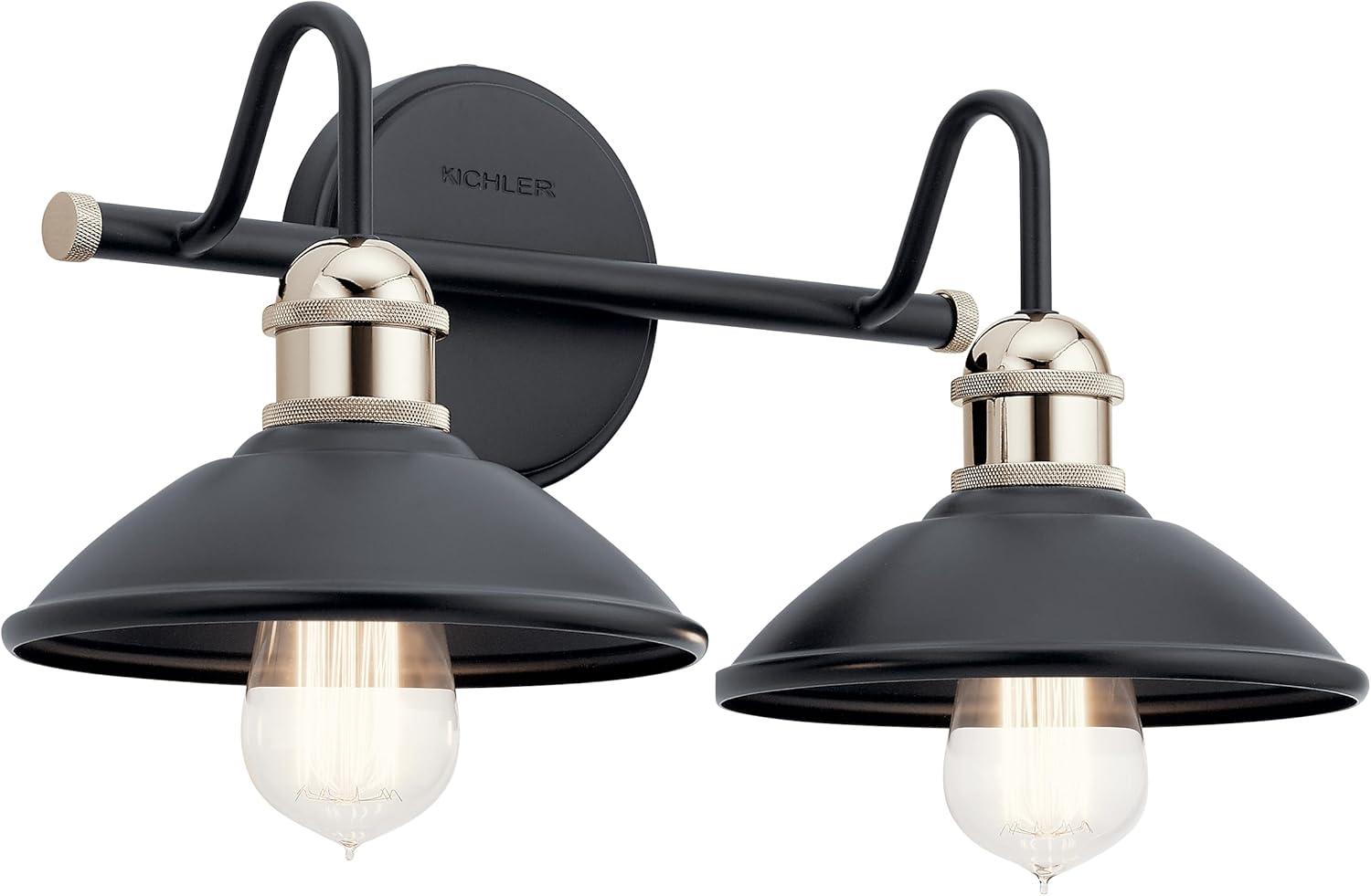 Kichler Lighting Clyde 2 - Light Vanity in  Black