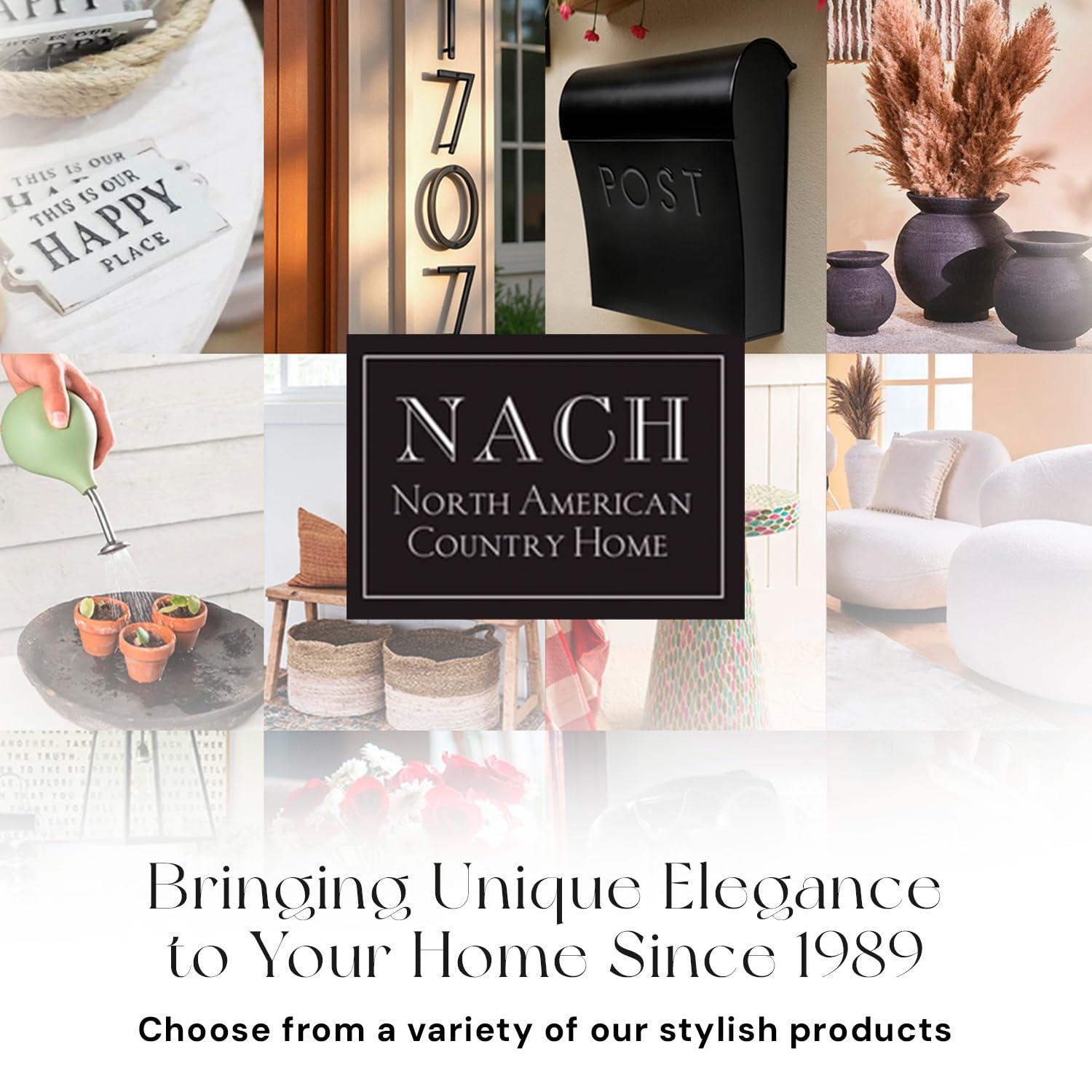 NACH Vicki Euro Farmhouse Max Water and Rust Protection Post Wall Mounted Mailbox