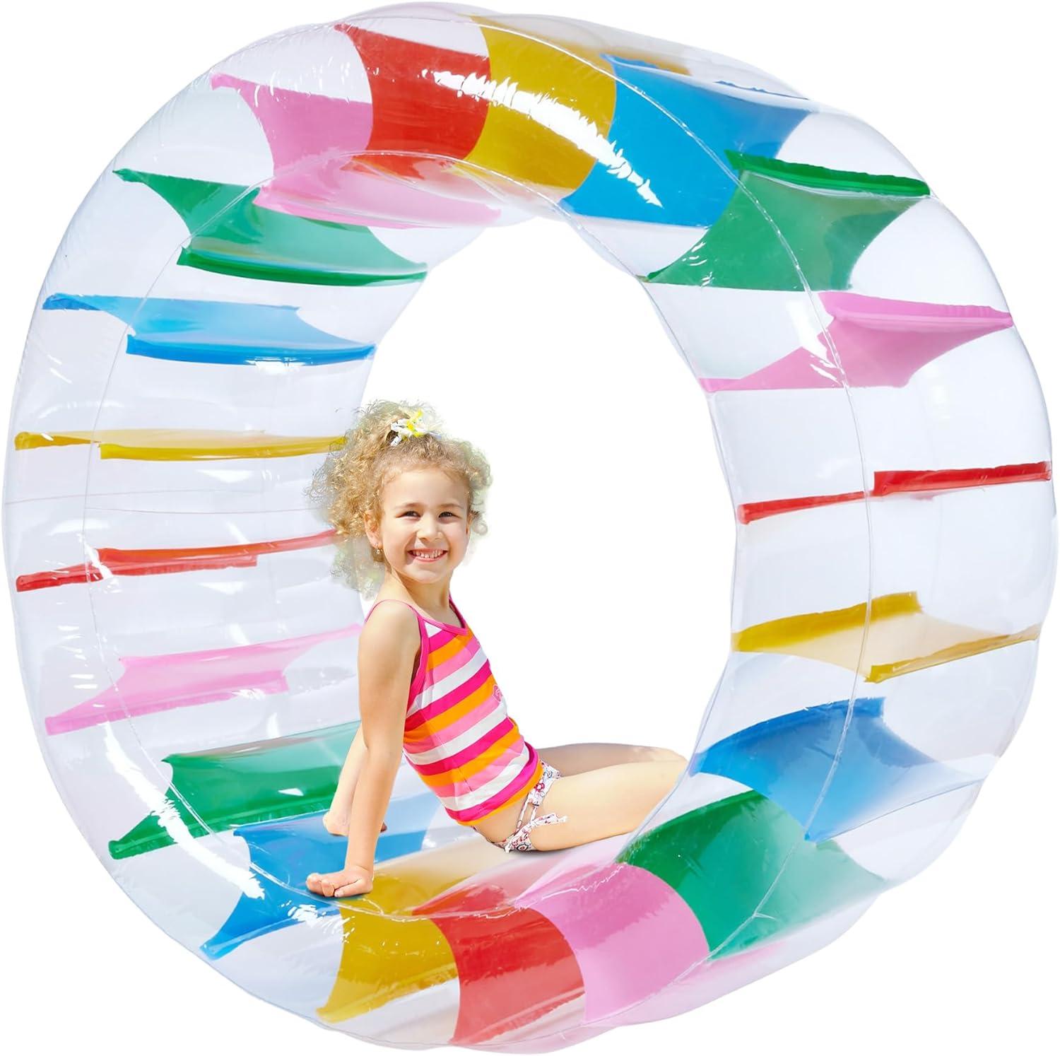 Playbees Giant Inflatable Wheel Roller 65"