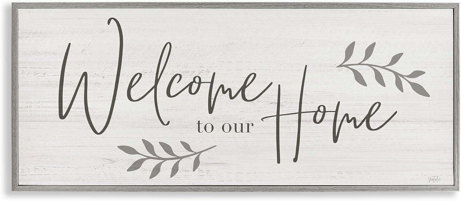 Stupell Industries " Welcome To Our Home Country Sign " by Natalie Carpentieri
