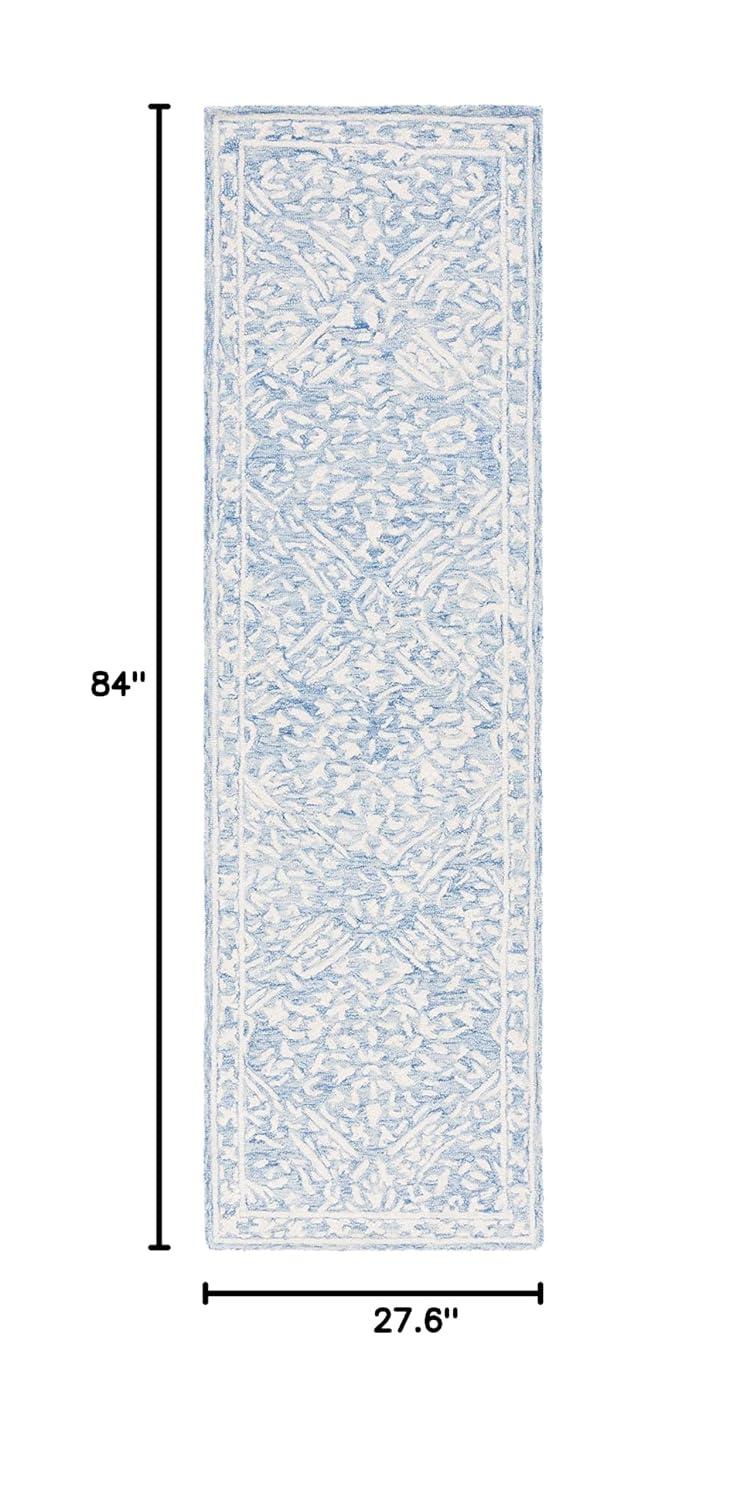 Micro-Loop MLP510 Hand Tufted Area Rug - Blue/Ivory - 3'x5' - Safavieh.