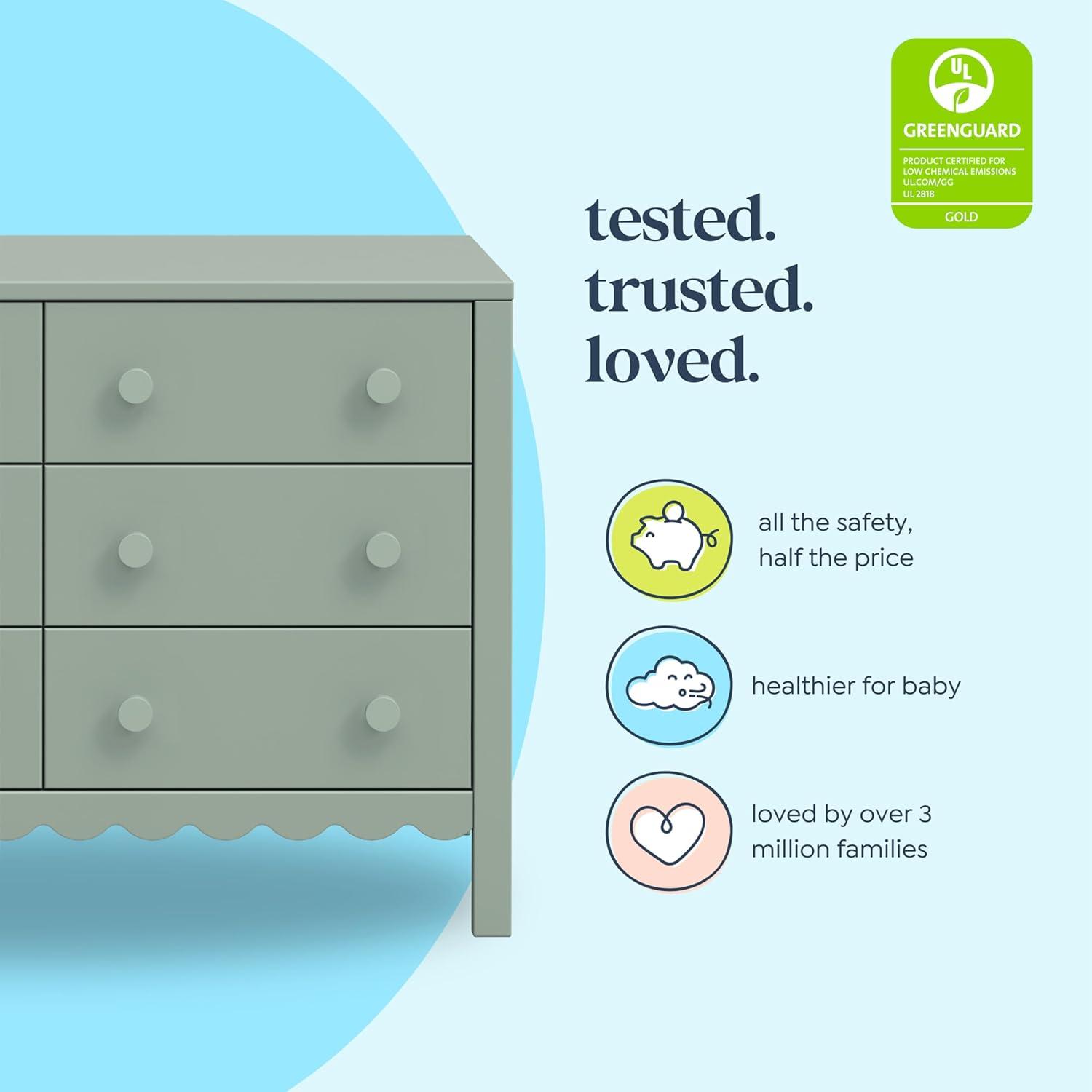 daVinci Sammy Scallop 6-Drawer Dresser