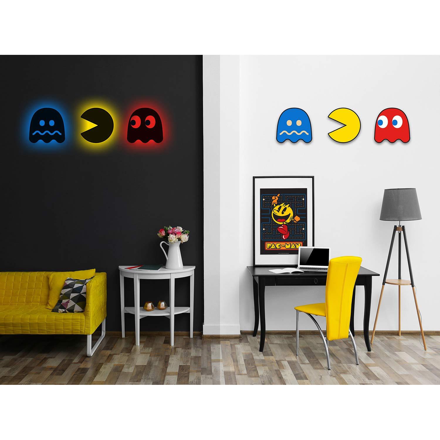 Arcade1Up Pac Man Red Ghost Silhouette Light Condition, Red Color
