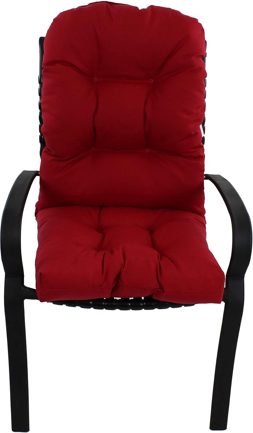 College Covers Everything Comfy Red Indoor Outdoor Adirondack Cushion Patio Chair Cushion