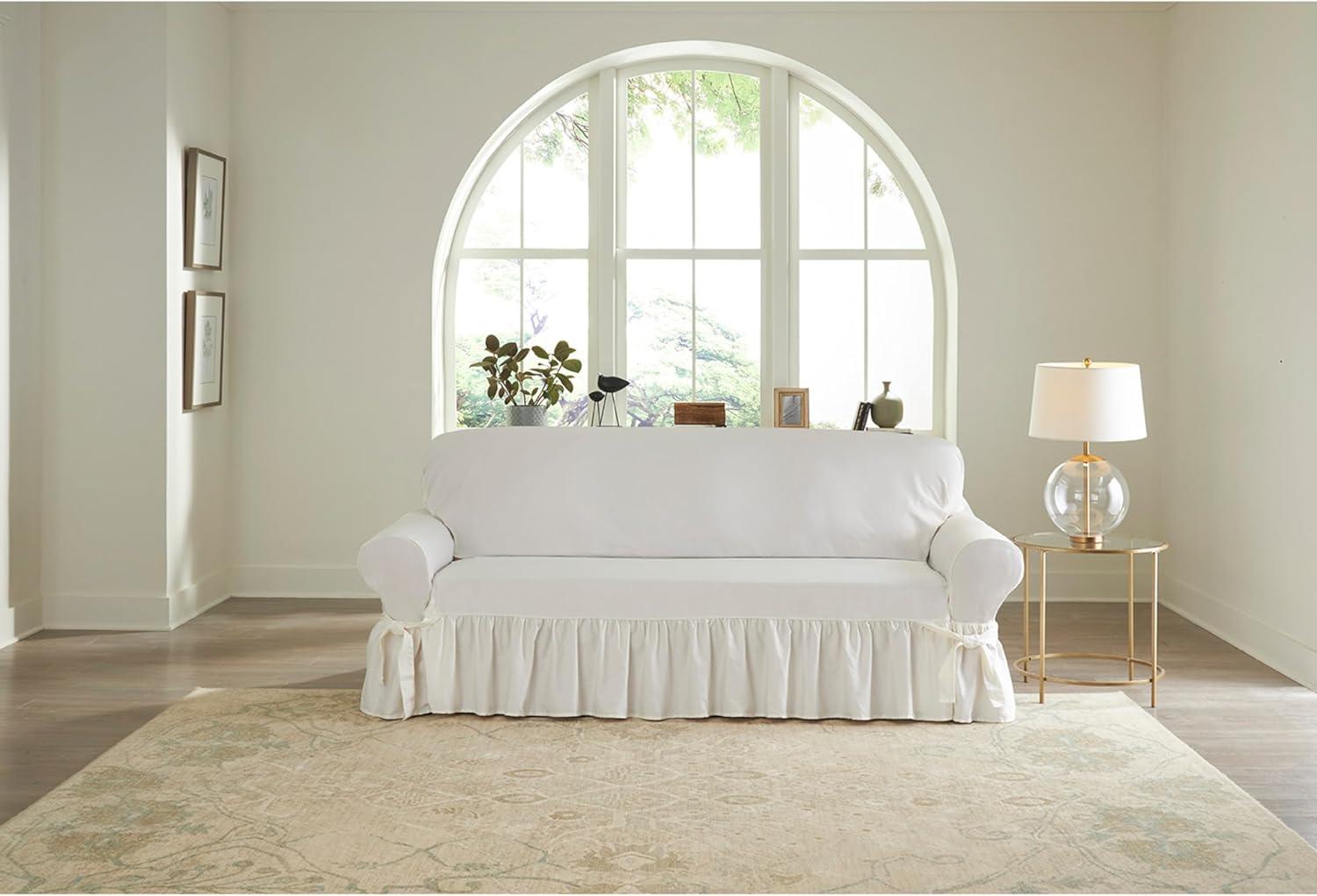 Cotton Box Cushion Sofa Slipcover