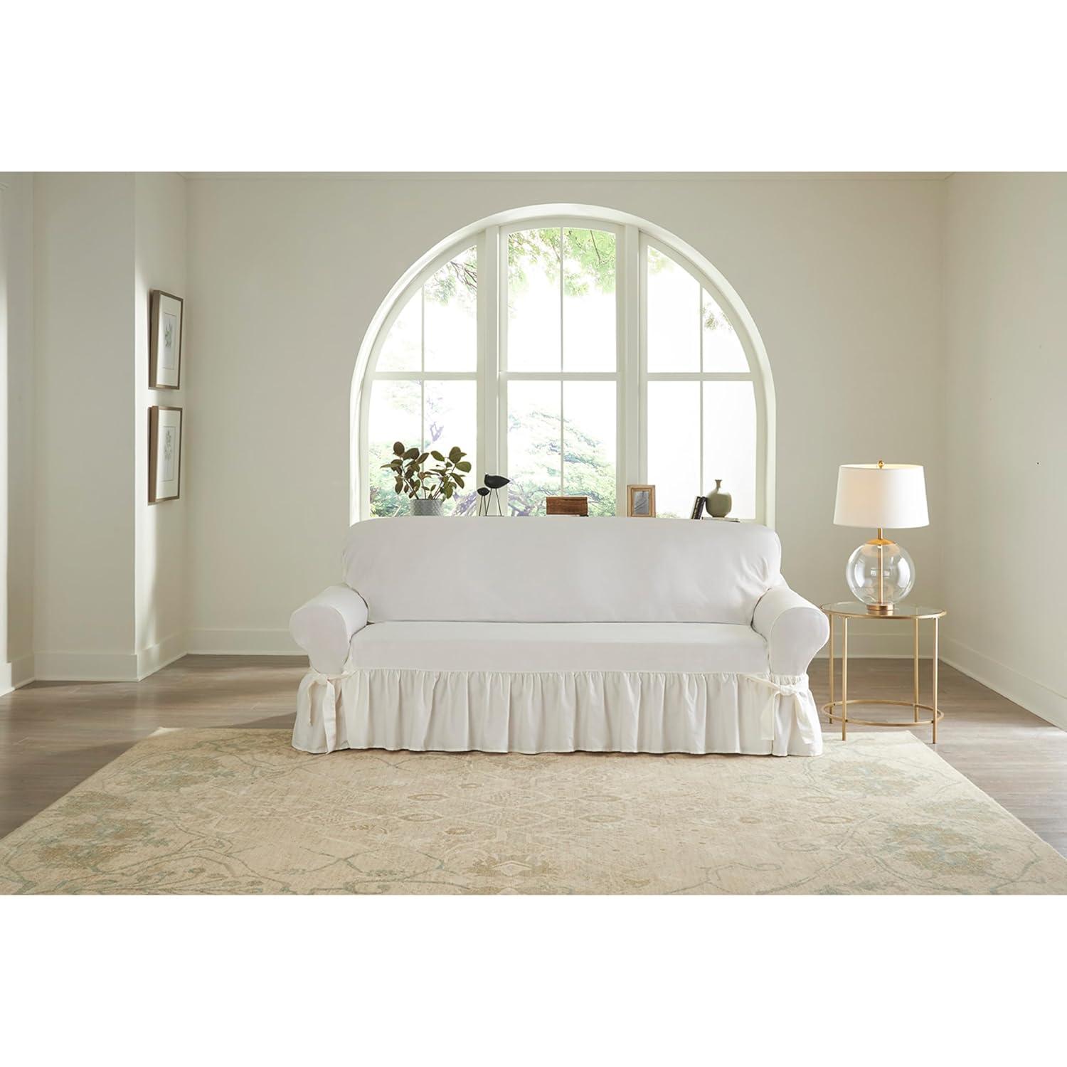 Cotton Box Cushion Sofa Slipcover