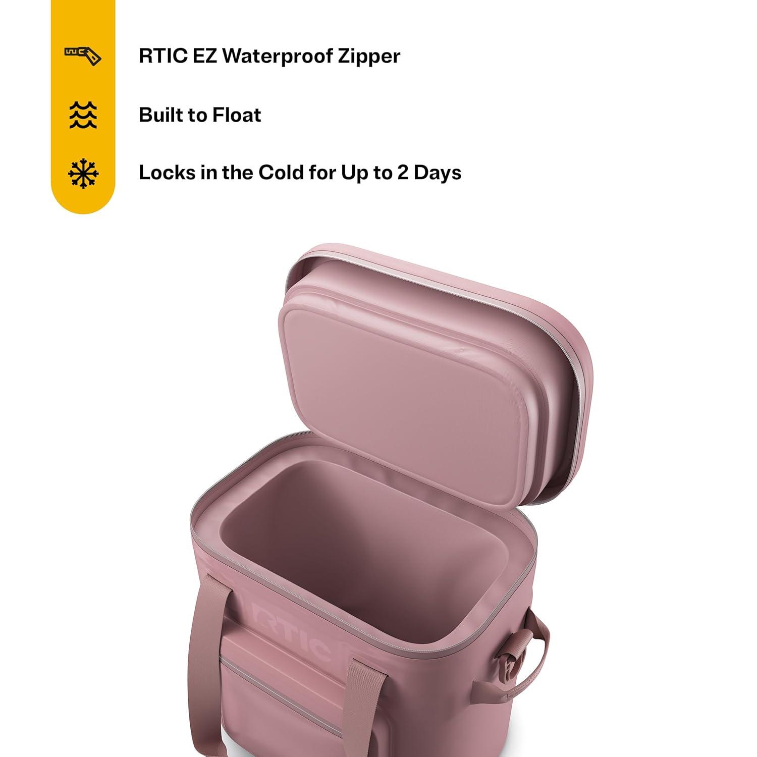 RTIC 20 Can Ultra-Tough Soft Cooler Pro, Leakproof Cooler, Waterproof Zipper, Snapdragon