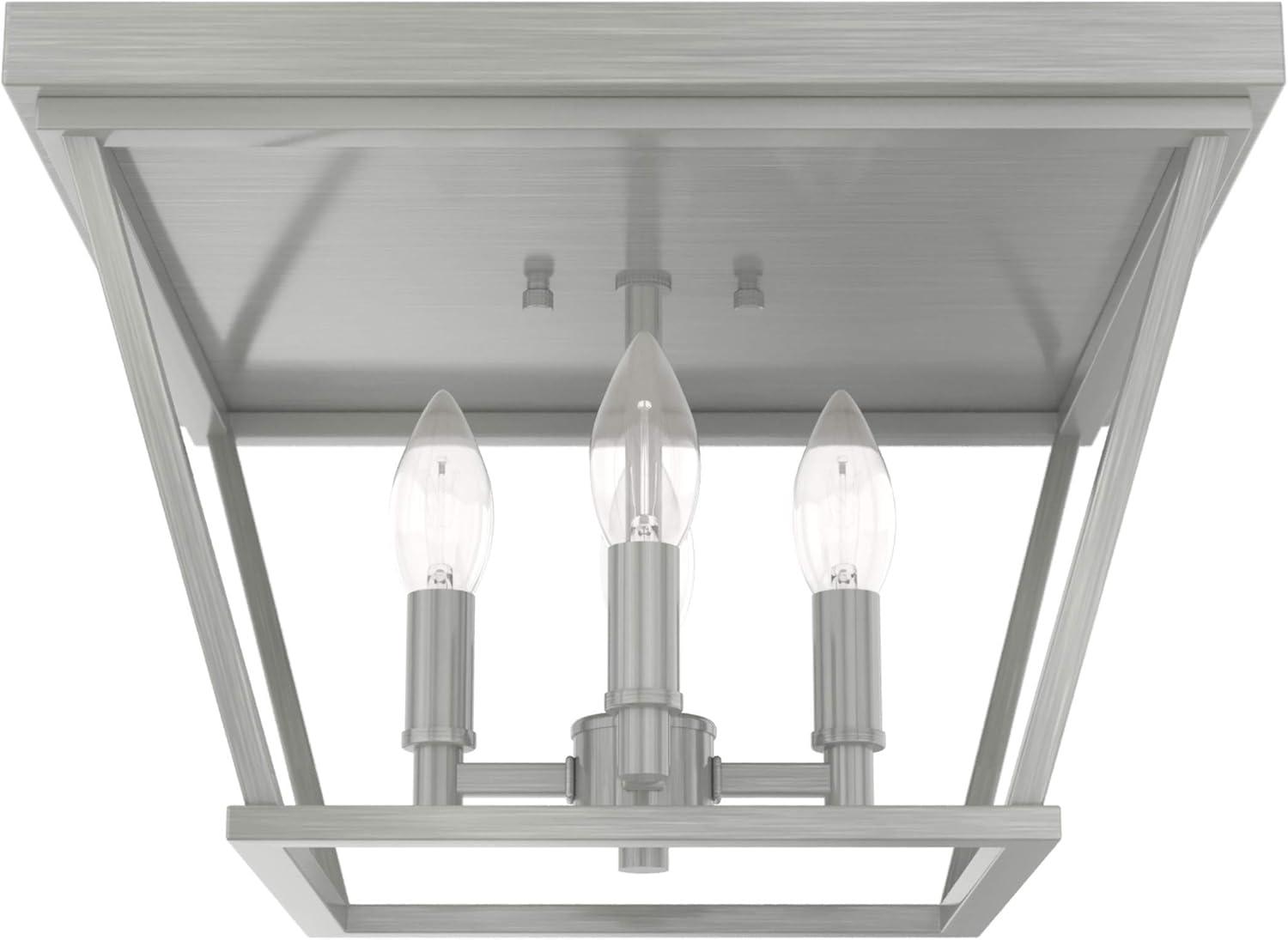 Hunter Fan Laurel Ridge 4 - Light 14'' Lantern Square / Rectangle Flush Mount