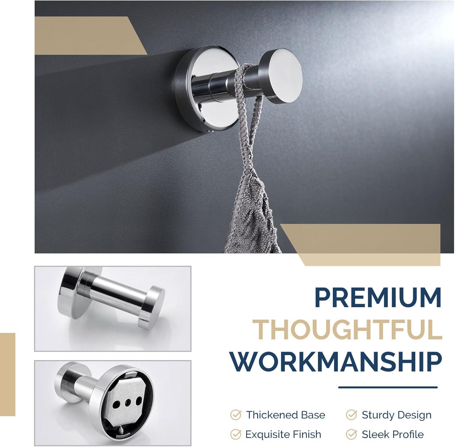 Stainless Steel Wall Mounted Robe Hook