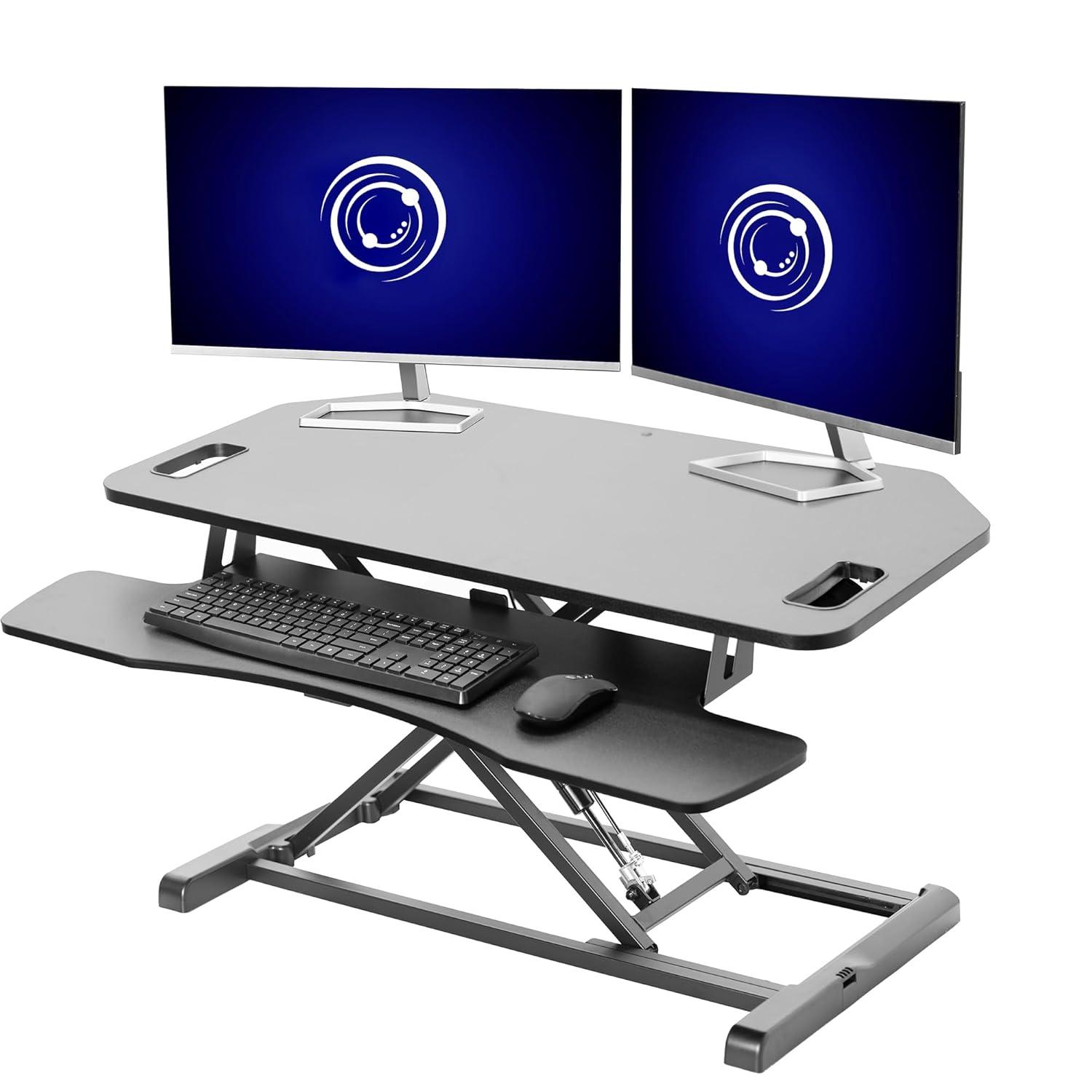 Vivo VIVO Height Adjustable Corner Desktop Monitor Riser 38" (DESK-V000KL series)