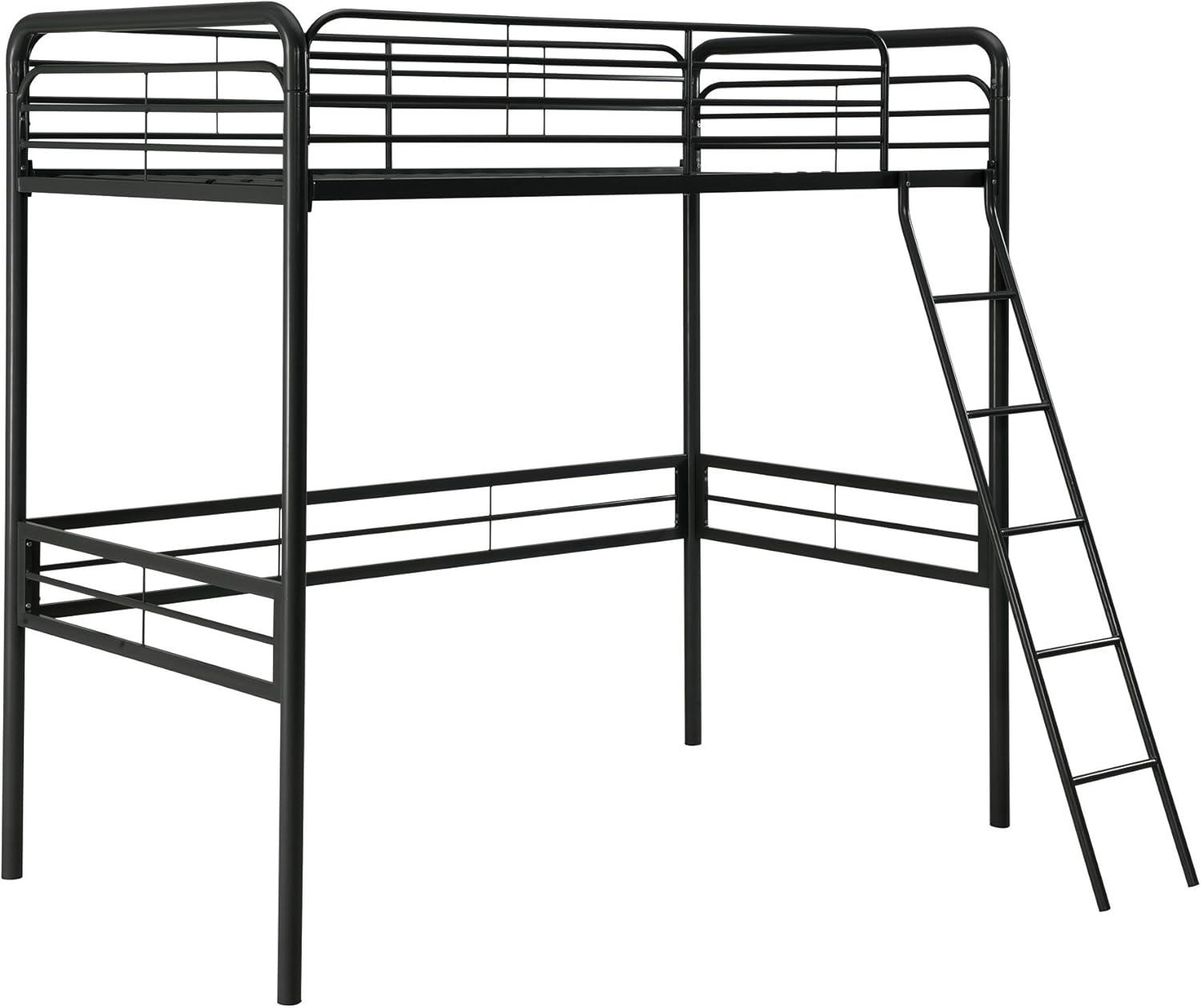 DHP Tommy Twin Metal Loft Bed