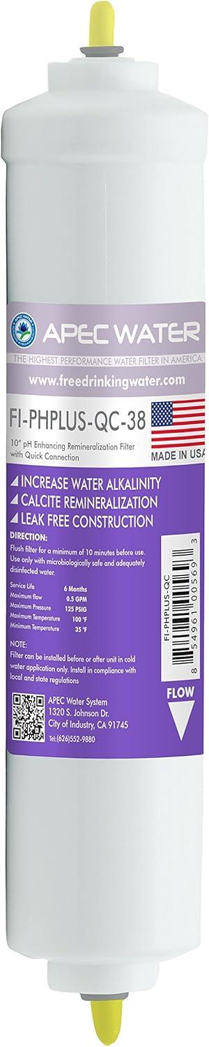 10" Alkaline High Purity Calcium Carbonate Water Filter