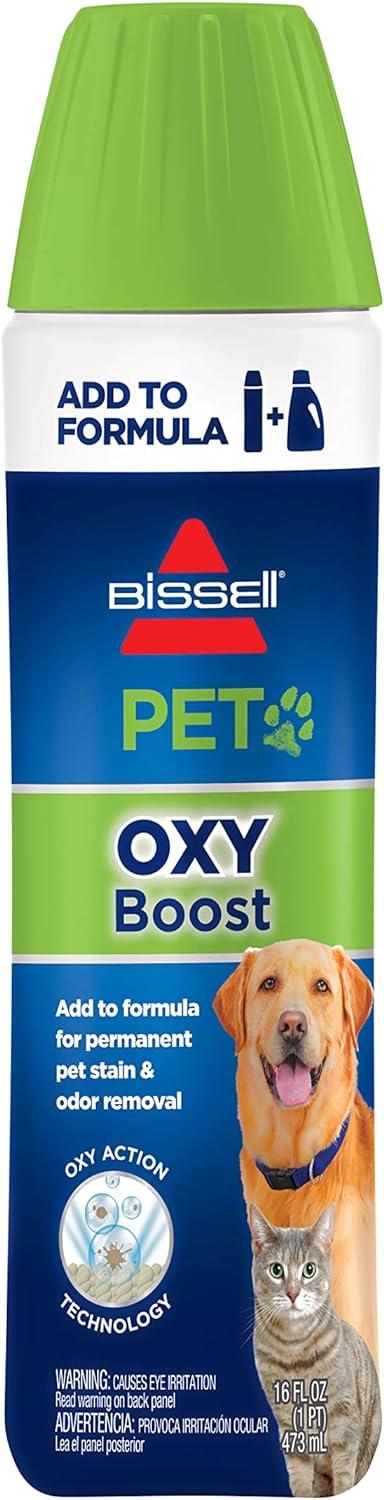 BISSELL Pet Oxy BOOST 16oz. Enhancing Carpet & Upholstery Formula - 16131: Non-Toxic Cleaner, Stain Remover, Fresh Scent